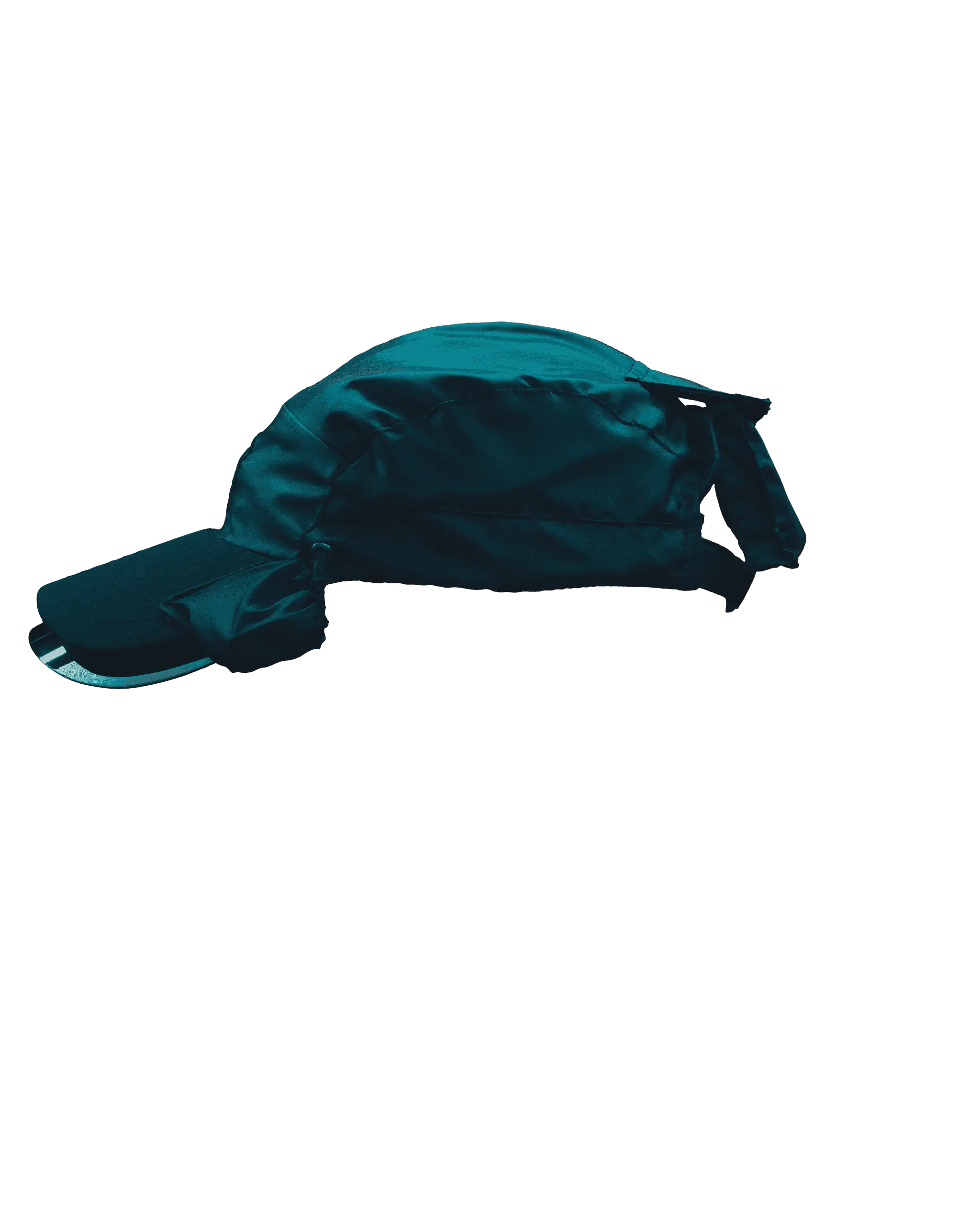 Captured Cap rotating through 180 degrees.