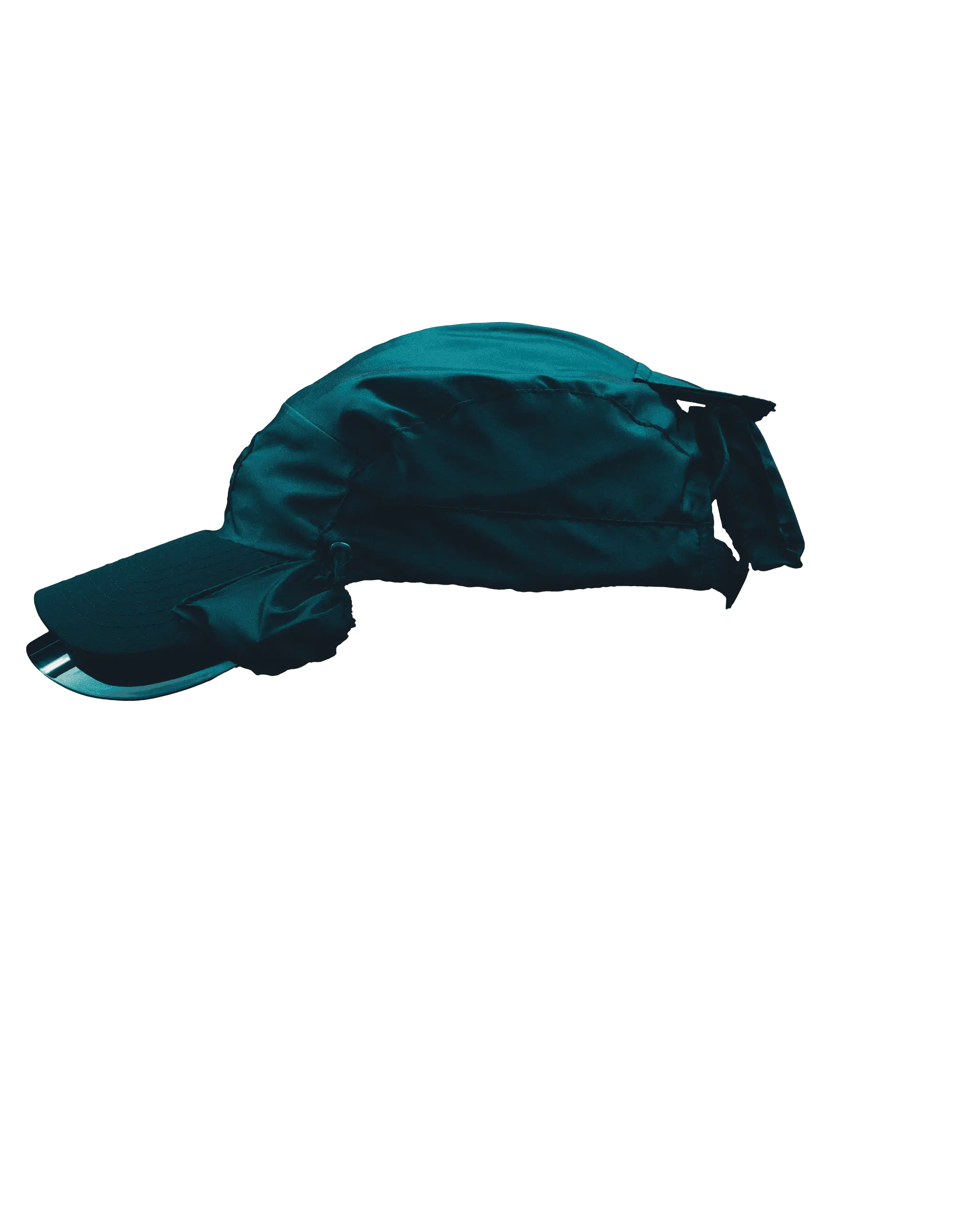 Captured Cap rotating through 180 degrees.