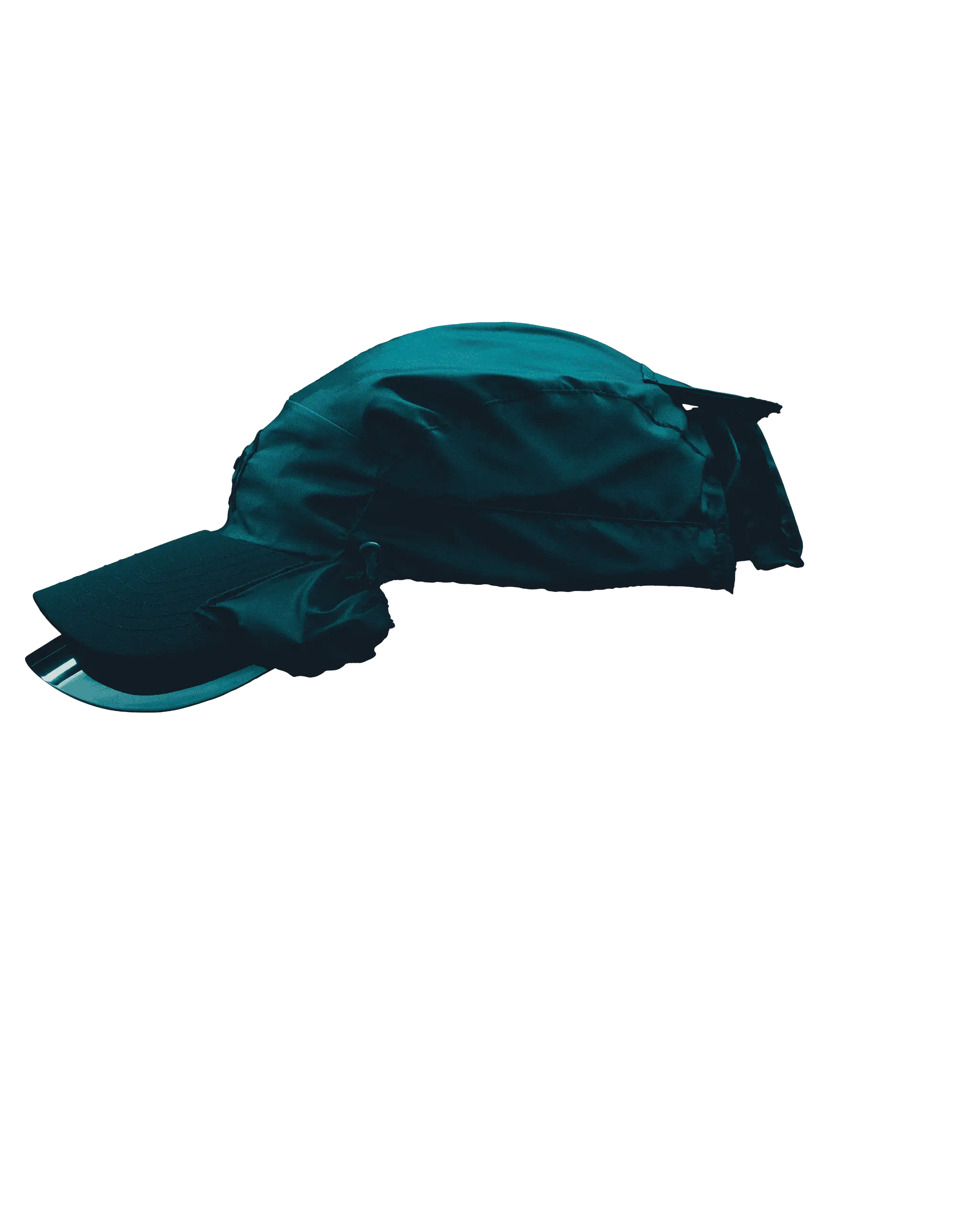 Captured Cap rotating through 180 degrees.
