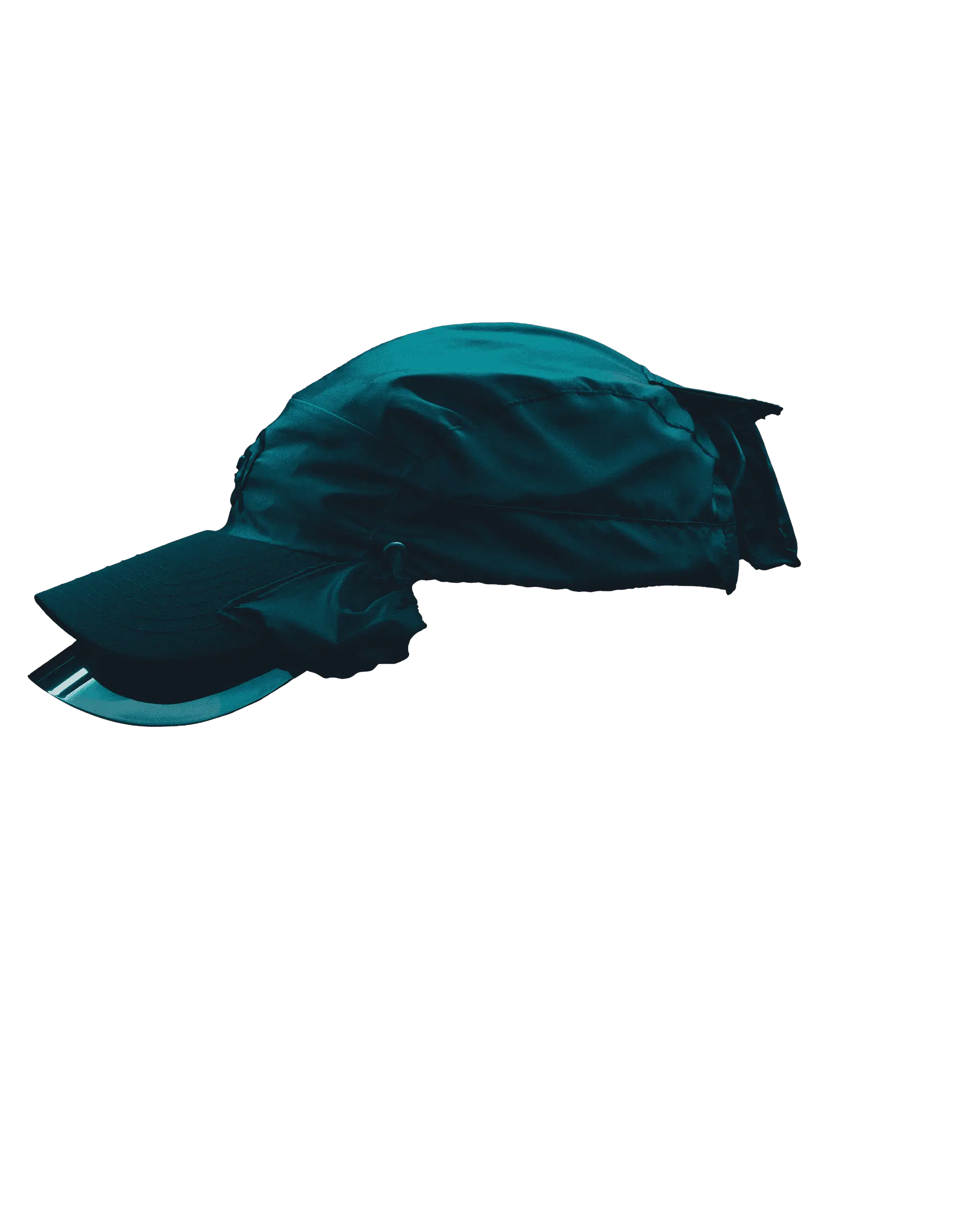 Captured Cap rotating through 180 degrees.