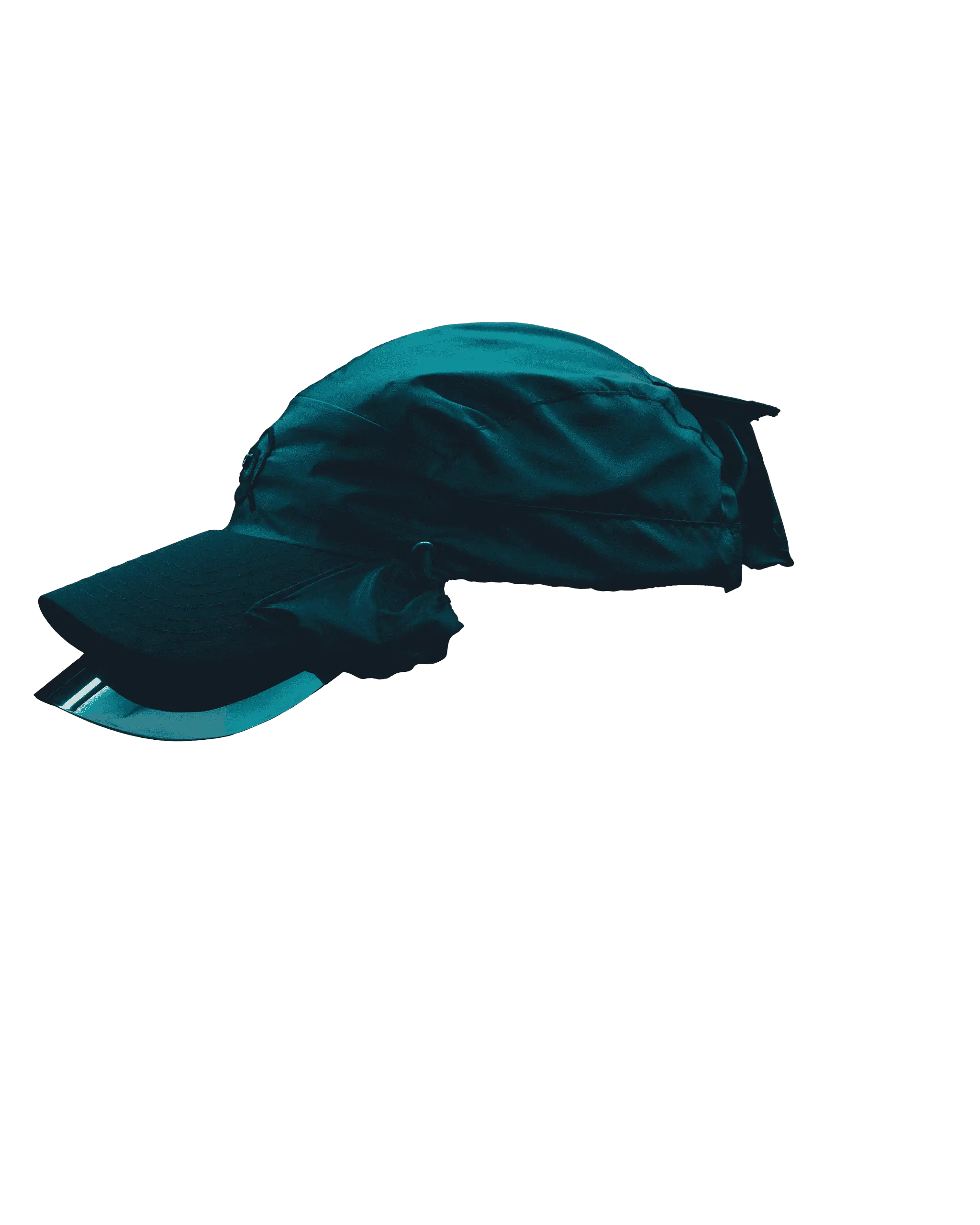 Captured Cap rotating through 180 degrees.
