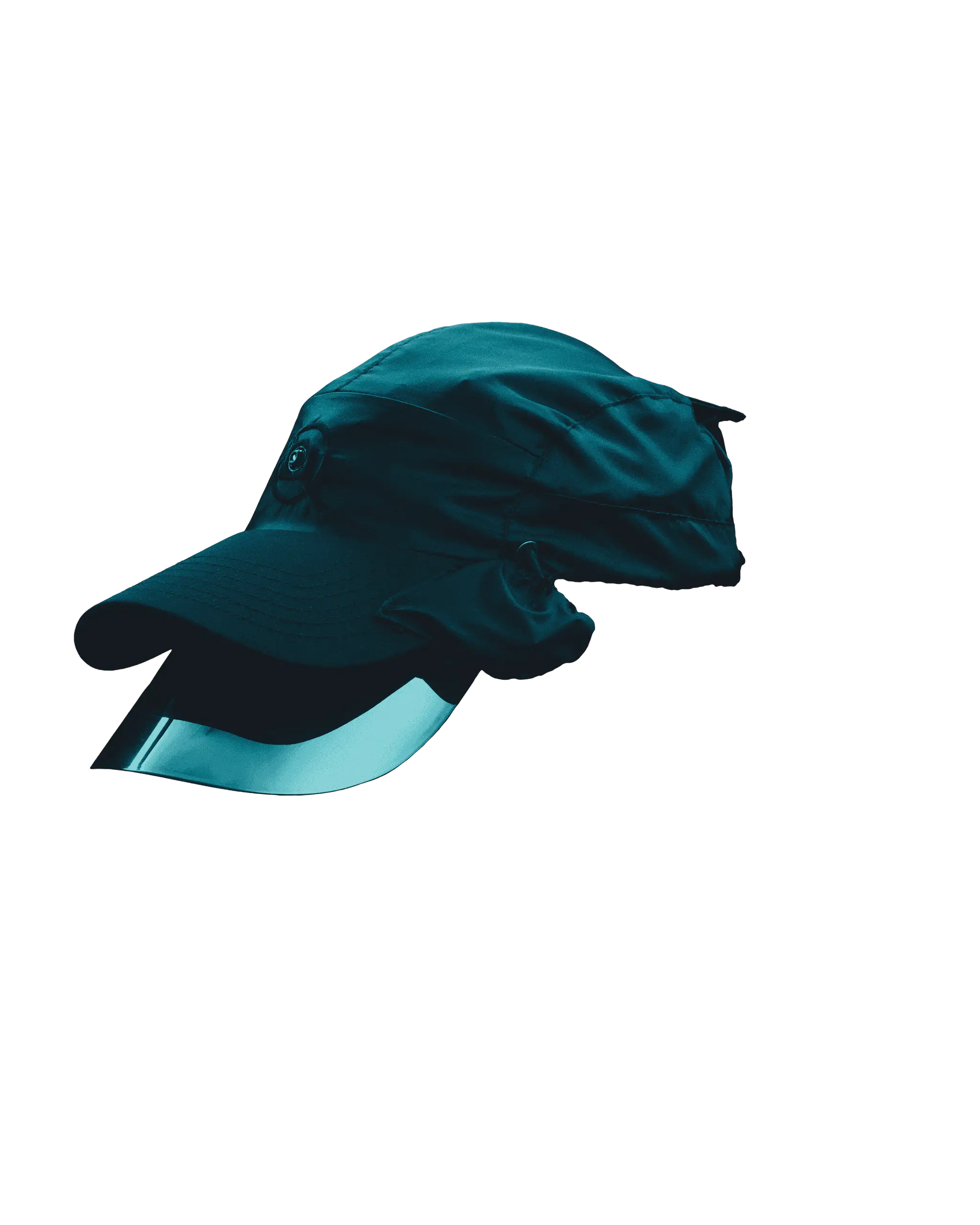 Captured Cap rotating through 180 degrees.