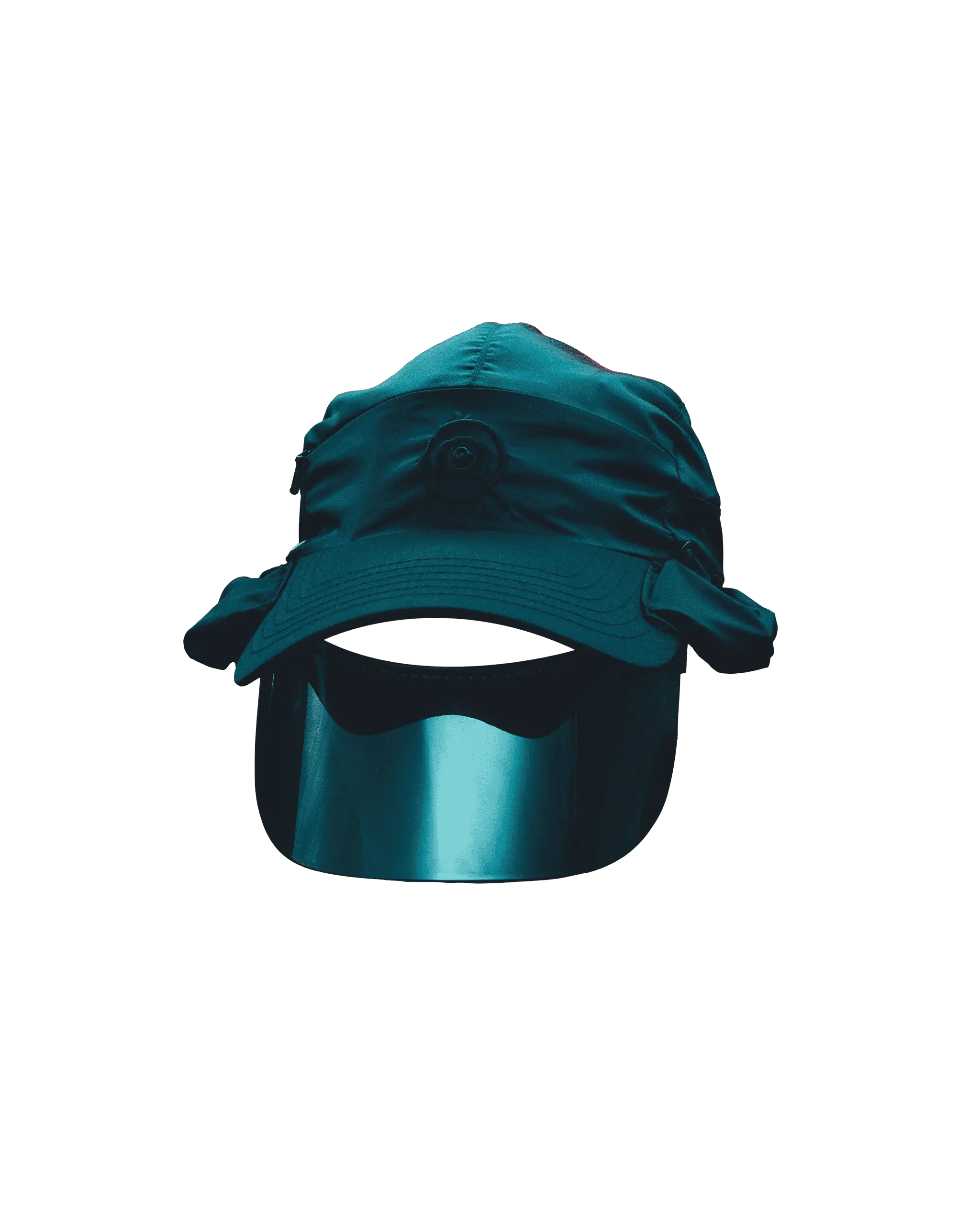 Captured Cap rotating through 180 degrees.