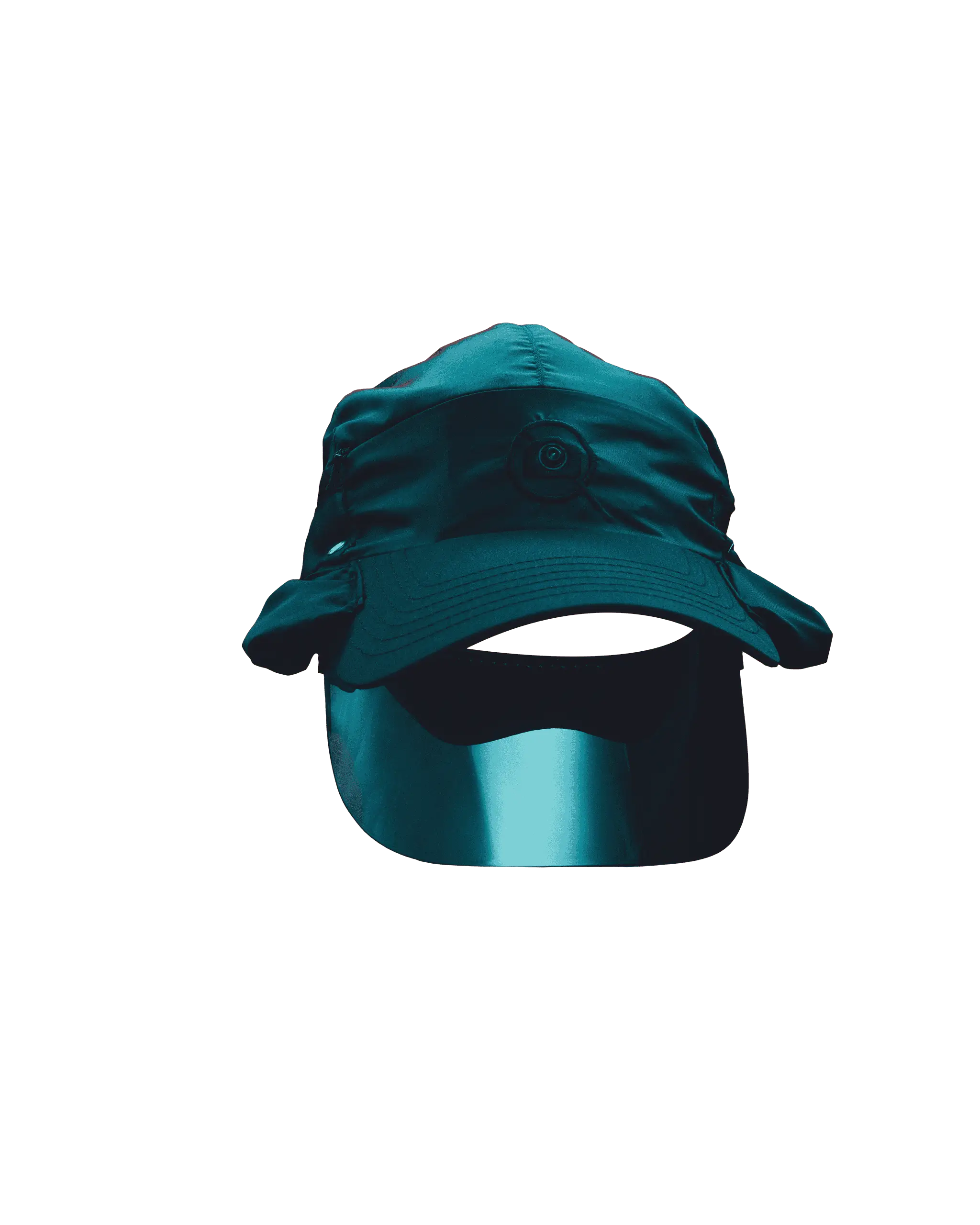 Captured Cap rotating through 180 degrees.