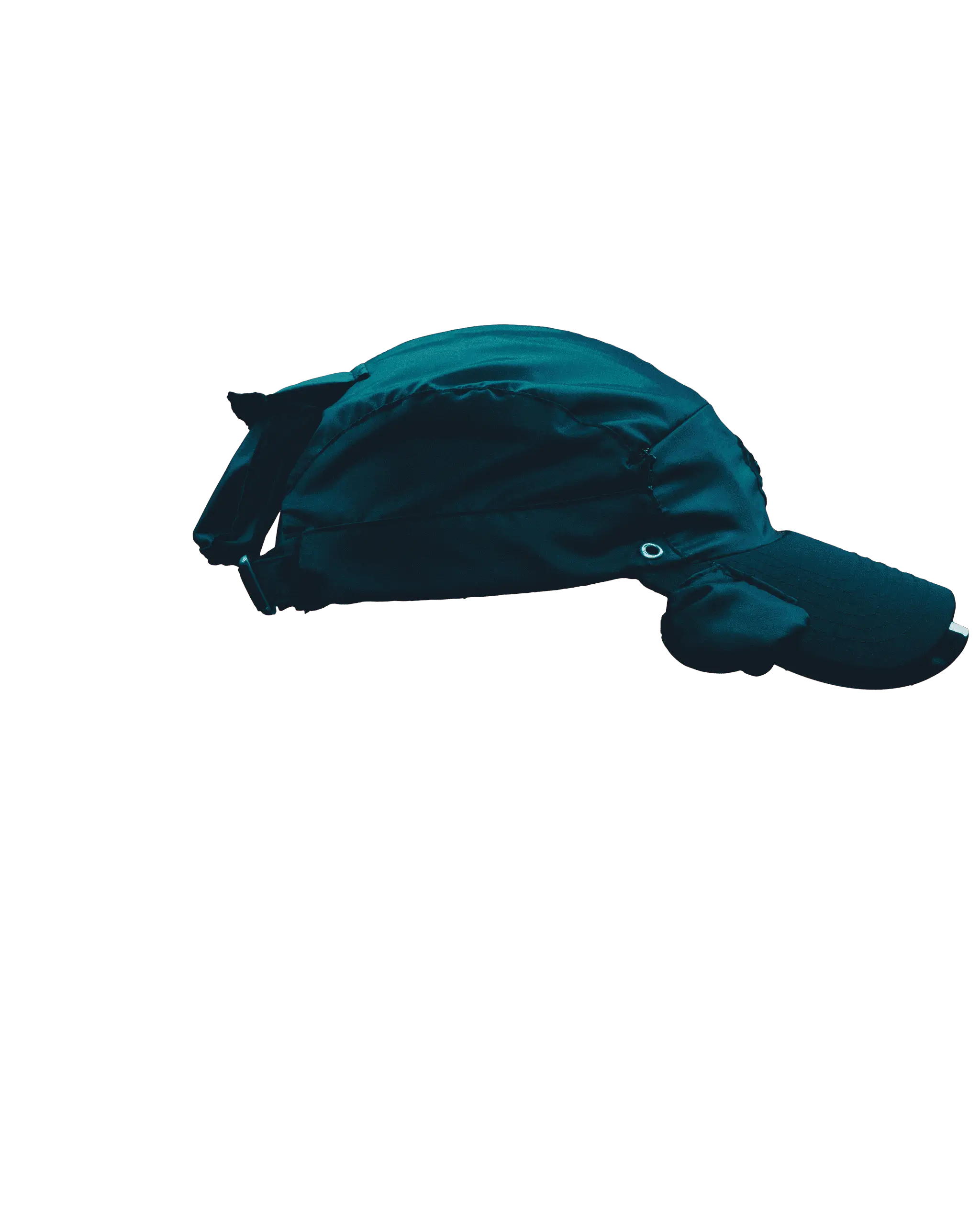 Captured Cap rotating through 180 degrees.